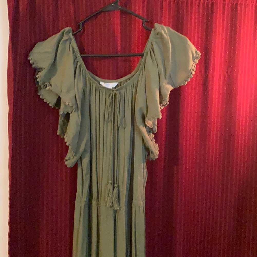Green dress